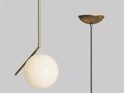 Chandelier Flos IC Lights Family Michael Anastassiades 3D model