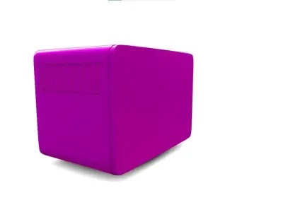 Electric Toaster Oven Cartoon 3D model