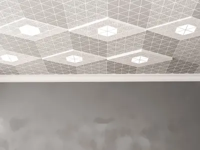 Decorative ceiling 3D model