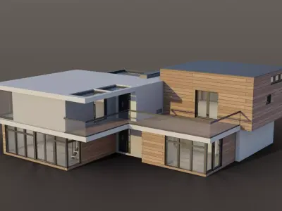 Architect House 3D model purchase
