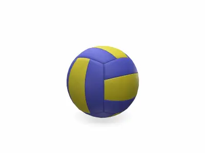  Generic Volleyball Ball Low-poly PBR 