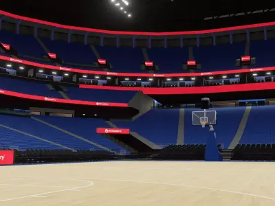 Basketball Arena Stadium  3D model