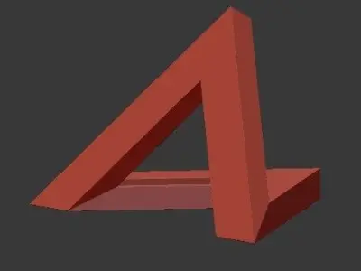 Prismatic Triangle Lamps 3D model