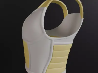 Vegeta Saiyan Suit Armor Wearable Cosplay 3D print model