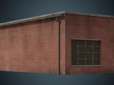 Building 3B Low-poly 3D model