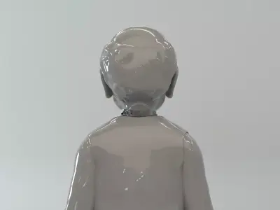 Old man pose-1 3D print model