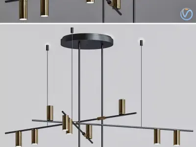 Tribes 3 lampa wiszaca TossB 3D model