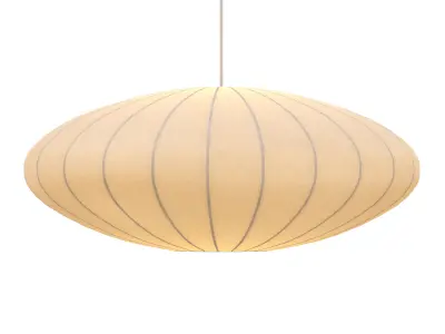 Handmade Apartment silk chandelier 3D model