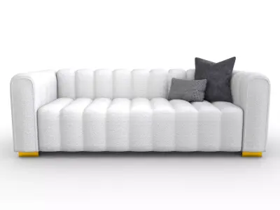 Modern 3 Seater Sofa 3D model