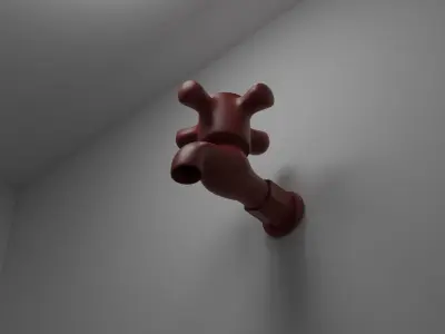 Tap plastic 3D model
