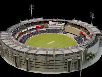 3D Wankhede Cricket Stadium 3D model