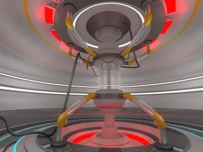 Sci Fi Room 3D model