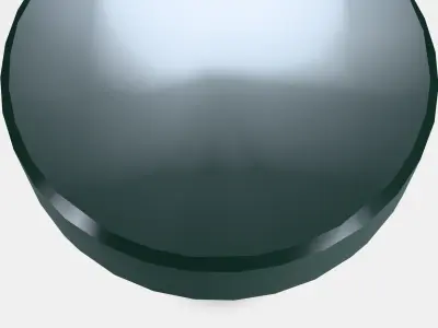 BAGGANAS Knob 4 Low-poly 3D model