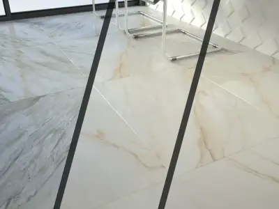 FLAVIKER SUPREME GOLDEN CALACATTA SILVER DREAM Set 02 3D model