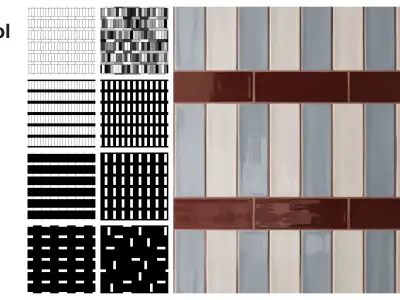 Subway Tile in Corridor Layout Texture purchase