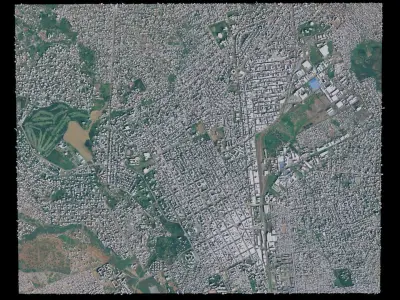 Lubumbashi - Democratic Republic of the Congo 3D model