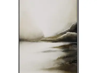 Abstract Painting Frame set 3D model 658
