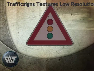 Low Resolution Trafficsigns Textures Texture