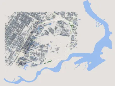 Dubai City United Arab Emirates 3D model