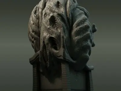 Azathoth Statuette 3D print model