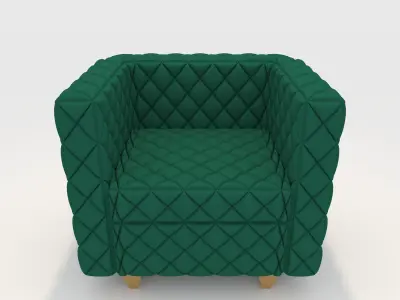 Sofa 1 Seater 10 3D model