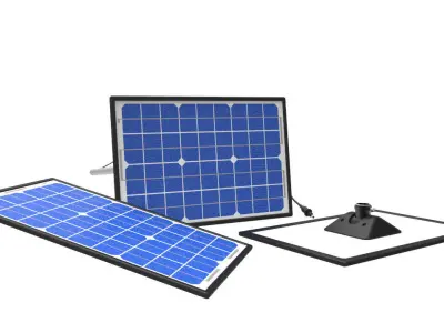 Solar Panel 15 W Free 3D model