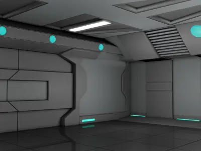 Sci Fi Room  3D model