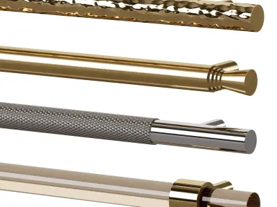 Furniture handle set by Meraki 3D model