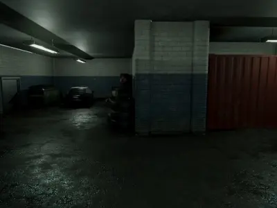 Modular Office Environment Low-poly 3D model