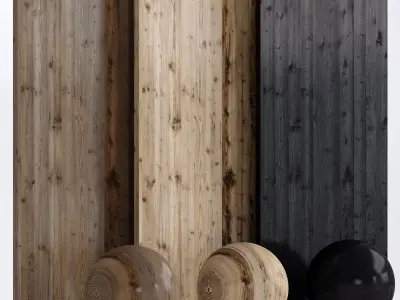 Wood 14 with 3 materials Texture