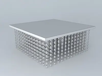 Ceiling light in Crystal Translucent 16XG4 20W bipino Free 3D model