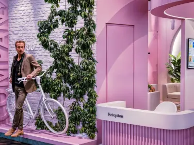 Exhibition stand 3D model