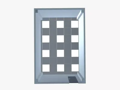 Interior Room Low-poly 3D model