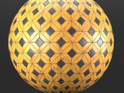 20 ceramic-tile materials Low-poly 3D model