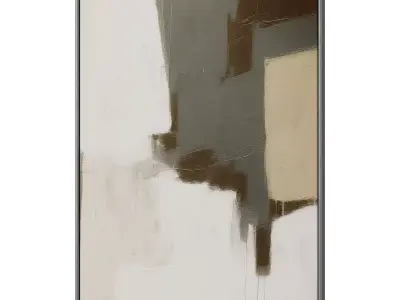 Abstract Painting Frame set 3D model 714