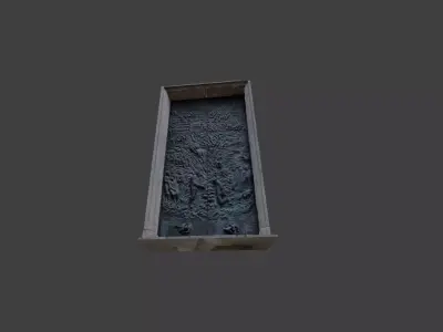 Berliener dome evil doors 3D model