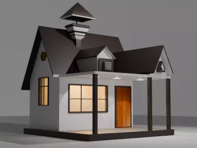 House Model Simple 3D model