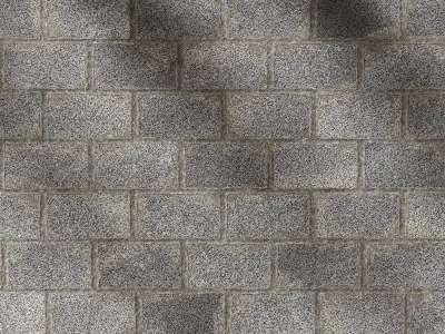 Concrete Block Wall Seamless Texture