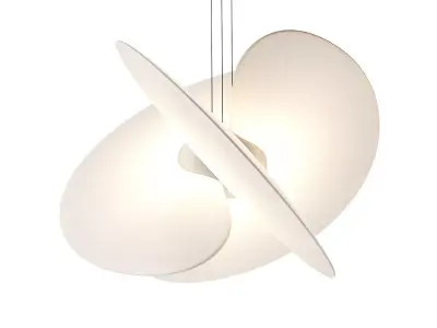 Levante Led Pendant Light by Luceplan 3D model