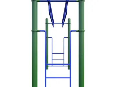 Monkey Bars-010 3D model