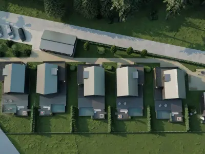 Cottage Resort with SPA 3D model