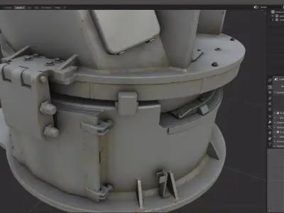 scifi-model561 scifi weapon 3D model