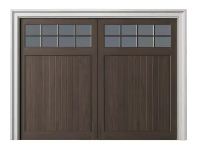 Automatic Classic Modern Garage Doors  3D model