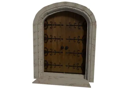 Castle Door 1 3D model