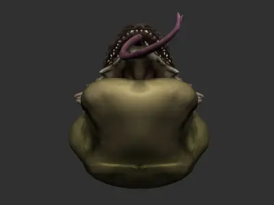 Grue - Buste - Jack Vance creature 3D model