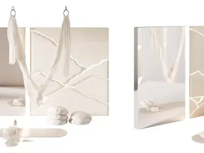 Yoga hammock 3D model