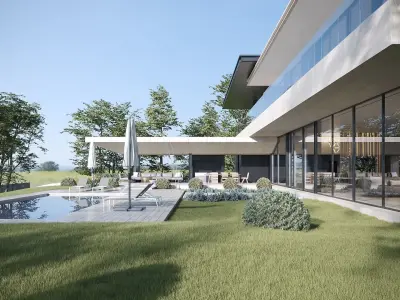 ProVis3D 011 - Lake Huron Villa House 3D model