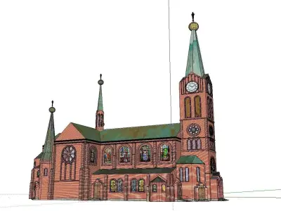 Architecture-Religion-God-Culture-Temple-060 church 3D model