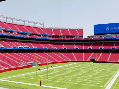 Levis Stadium - San Francisco California USA 3D model