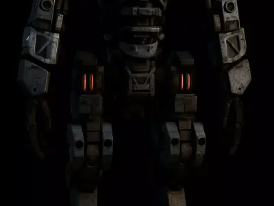  humanoid robot 3D model